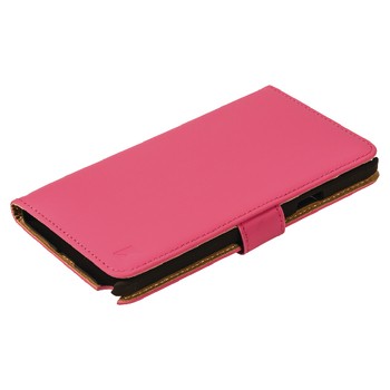 Telefon Wallet Book Galaxy Note 4 PU Rosa