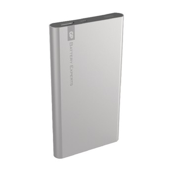 Tragbare Powerbank 5000 mAh USB Silber