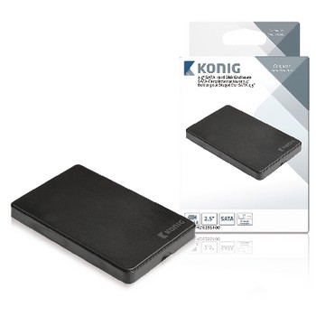 Festplattengehäuse 2.5 " SATA USB 2.0 Schwarz