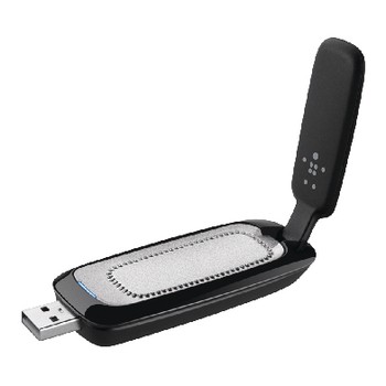 WLAN USB-Adapter N750 2.4/5 GHz (Dual Band) Schwarz / Metall