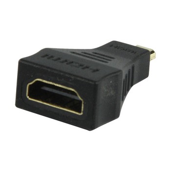 High-Speed-HDMI mit Ethernet-Adapter HDMI Micro Stecker - HDMI-Buchse Schwarz