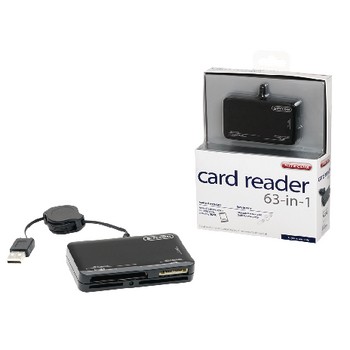 Kartenleser All-In-One USB 2.0 Schwarz