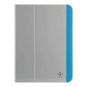 Tablet Folienetui Galaxy Tab 4 10.1" PU Grau / Blau