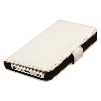 Telefon Wallet Book Galaxy S4 PU Weiß
