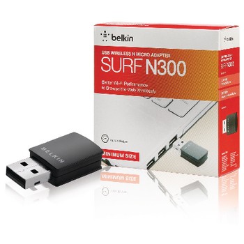 WLAN USB-Adapter N300 2.4 GHz Schwarz / Metall