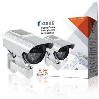CCTV Kamera-Attrappe IP44 Grau
