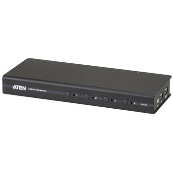 KVM-Switch 4-Port DVI-D USB 2.0
