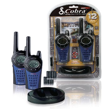 Walkie Talkie 12 km Reichweite 16-Channel Schwarz / Blau