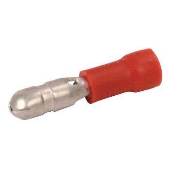 Kabelschuh Fast On 4.0 mm Stecker PVC Rot