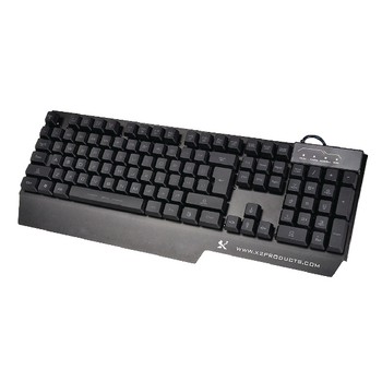 Tastatur mit Kabel Gaming USB 2.0 Schwarz