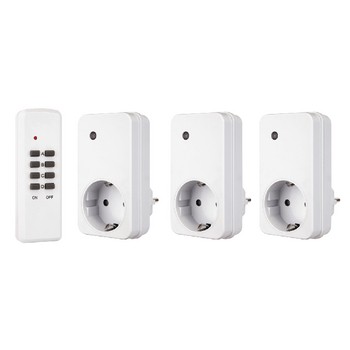 Funksteckdosen-Set Innen 3 x F (CEE 7/3)