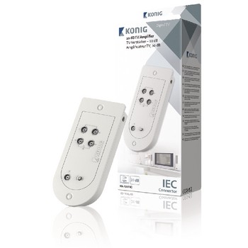 Kabel-TV Verstärker 20 dB 4 Ausgänge