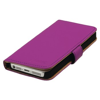Telefon Wallet Book Galaxy S5 PU Rosa
