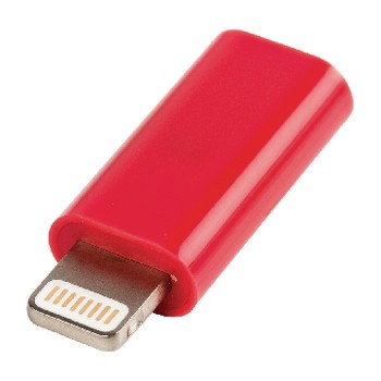 Lightning-Adapter Apple Lightning - USB Micro B Kupplung Rot