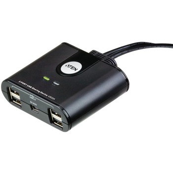 2 Port USB 2.0 Peripheriegeräte Switch