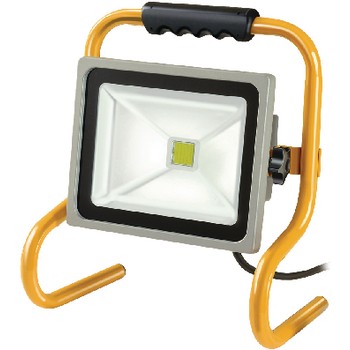 Mobiles LED-Flutlicht 30 W 2100 lm Gelb / Silber