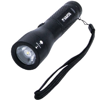 LED-Taschenlampe 180 lm Schwarz