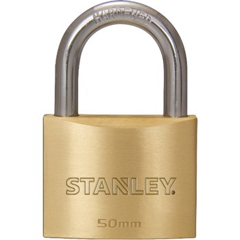 Stanley 4 Solid Brass 50mm Std. Shackle