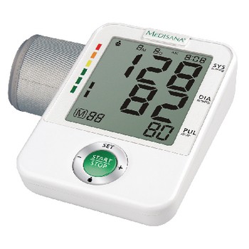Blutdruckmessgerät Oberarm Weiß / Grau