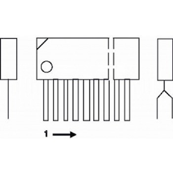 3-Kanal Convergence Correction Circuit