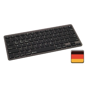 Tastatur Bluetooth German Dunkelgrau