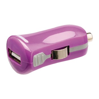 Auto-Ladegerät 1-Output 2.1 A USB Lila