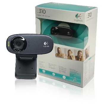 Webcam USB 5 MPixel 720p Plastik Schwarz