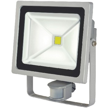 LED-Scheinwerfer mit Sensor 50 W 3500 lm Silber