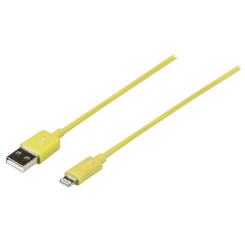 Sync und Ladekabel Apple Lightning - A Stecker 2.00 m Gelb