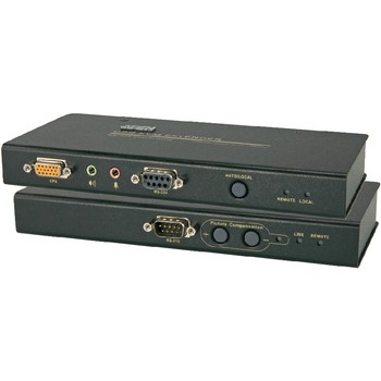 USB VGA KVM Extender + Audio + RS232