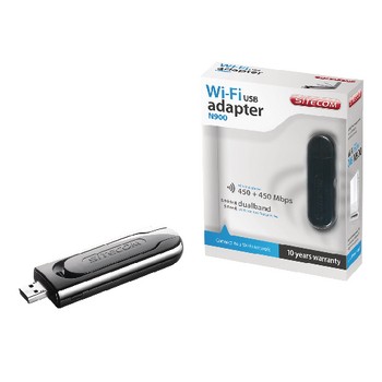 WLAN USB-Adapter N900 2.4/5 GHz (Dual Band) Schwarz