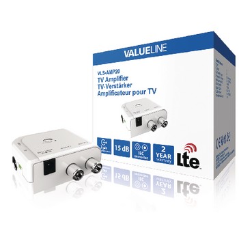 Kabel-TV / DVB-T Verstärker 2 Ausgänge