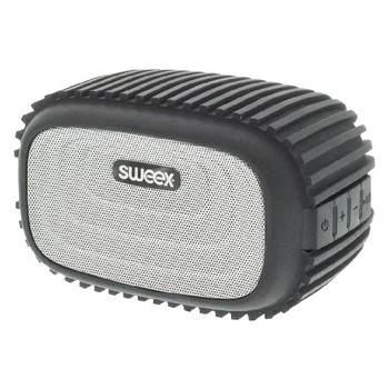 Bluetooth Lautsprecher 4 W Integriertes Mikrofon Schwarz / Silber