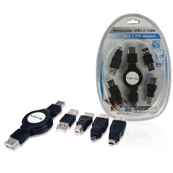 Computer-Adapter Kit USB Schwarz