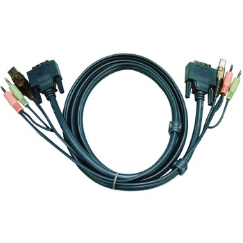 KVM-Kombikabel DVI-D/USB/Audio