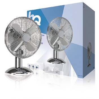 Tischventilator 12 " 35 W Chrom Silber