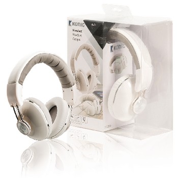 Headset Over-Ear 3.5 mm Drahtgebunden Integriertes Mikrofon Weiß
