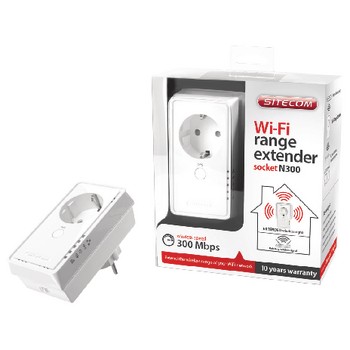 WLAN Repeater/Extender N300 2.4 GHz 10/100 Mbit Weiß