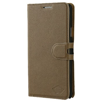 Telefon Wallet Book Galaxy Note 4 Plastik Braun