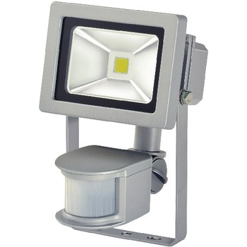 LED-Scheinwerfer mit Sensor 10 W 700 lm Silber