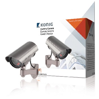CCTV Kamera-Attrappe IP44 Grau