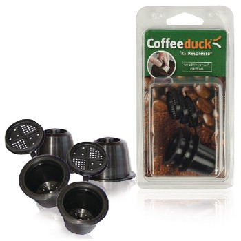 Coffeeduck Nespresso-Kaffeemaschine Schwarz