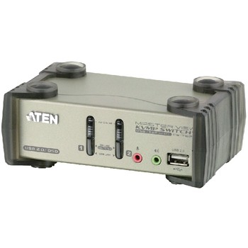 KVM-Switch 2-Port VGA USB 2.0