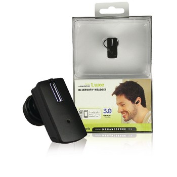 Headset In-Ear Bluetooth Integriertes Mikrofon Schwarz