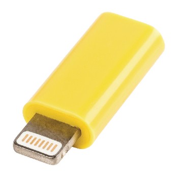 Lightning-Adapter Apple Lightning - USB Micro B Kupplung Gelb