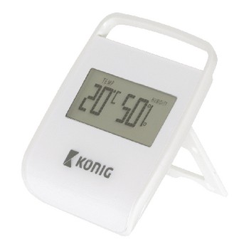 Thermometer / Hygrometer Innen Weiß