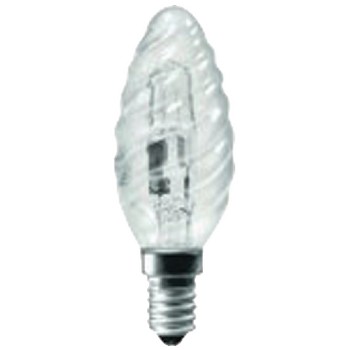 Halogen-Lampe E14 Kerze gebogene Spitze verdreht 42 W 625 lm 2800 K