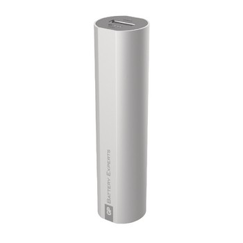 Tragbare Powerbank 3000 mAh USB Silber