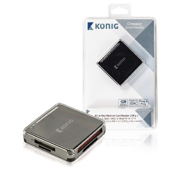 Kartenleser All-In-One USB 3.0 Schwarz