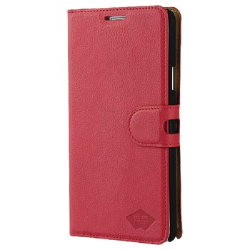 Telefon Wallet Book Galaxy Note 4 Plastik Rot